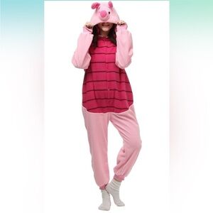 Piglet Halloween Onesie Costume Unisex XL Zipper Disney Winnie the Pooh
